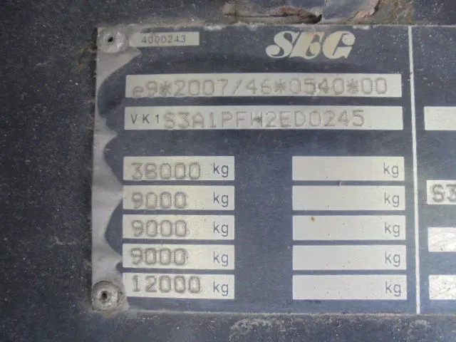 Semi-remorque fourgon Samro VK132APF11S: photos 9 Semi-remorque fourgon Samro VK132APF11S: photos 9