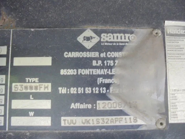 Semi-remorque fourgon Samro VK132APF11S: photos 8 Semi-remorque fourgon Samro VK132APF11S: photos 8