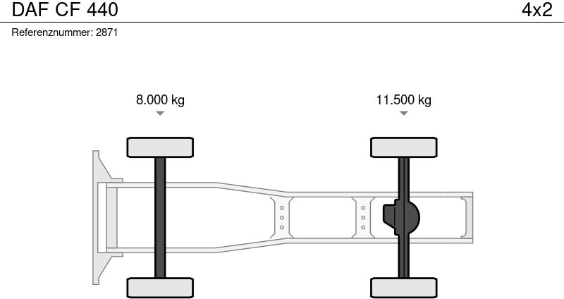 Tracteur routier DAF CF 440: photos 19 Tracteur routier DAF CF 440: photos 19