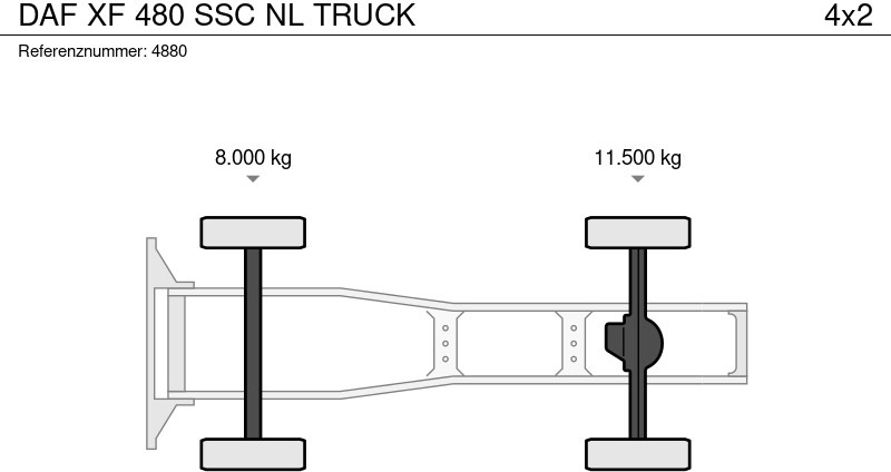 Crédit-bail DAF XF 480 SSC NL TRUCK DAF XF 480 SSC NL TRUCK: photos 19 Crédit-bail DAF XF 480 SSC NL TRUCK DAF XF 480 SSC NL TRUCK: photos 19
