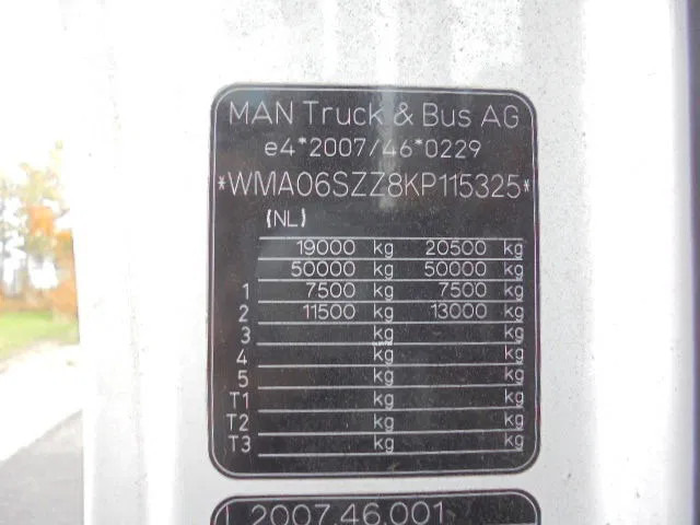 Tracteur routier MAN TGS 18.320 NL TRUCK TUV 07-2026: photos 17