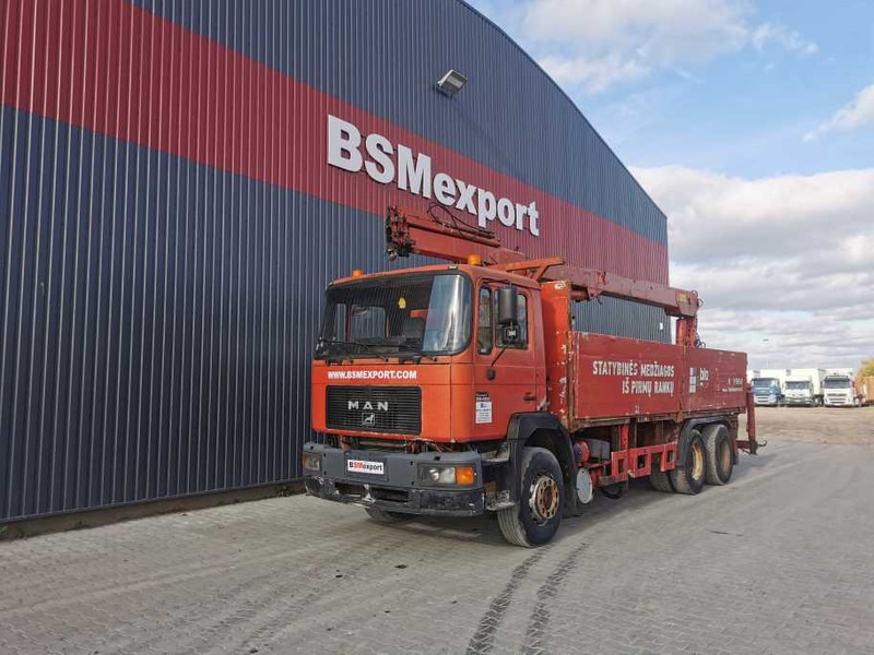 MAN 25.422 flatbed truck - Camion plateau, Camion grue: photos 1 MAN 25.422 flatbed truck - Camion plateau, Camion grue: photos 1