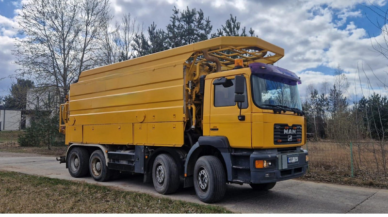 MAN 35.464 channel cleaner, 8x4 full spring, manual - Camion hydrocureur: photos 2 MAN 35.464 channel cleaner, 8x4 full spring, manual - Camion hydrocureur: photos 2
