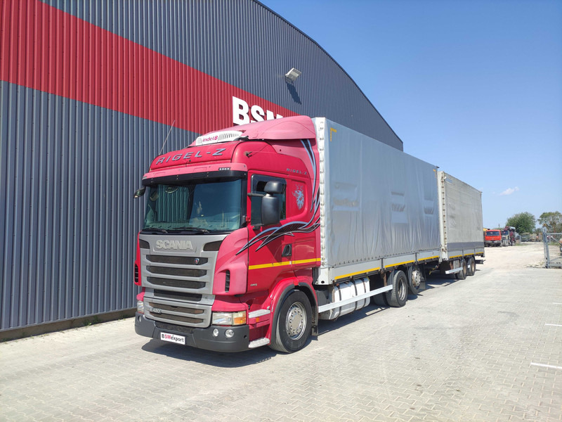 Scania R420 curtainsider truck + curtain side trailer - Camion à rideaux coulissants: photos 1 Scania R420 curtainsider truck + curtain side trailer - Camion à rideaux coulissants: photos 1