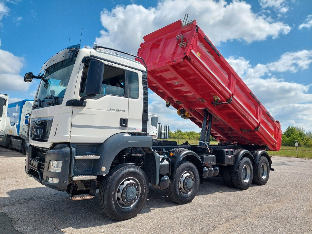 MAN TGS 35.460 BB Meiller Bordmatik 8x6 - Camion benne: photos 1 MAN TGS 35.460 BB Meiller Bordmatik 8x6 - Camion benne: photos 1
