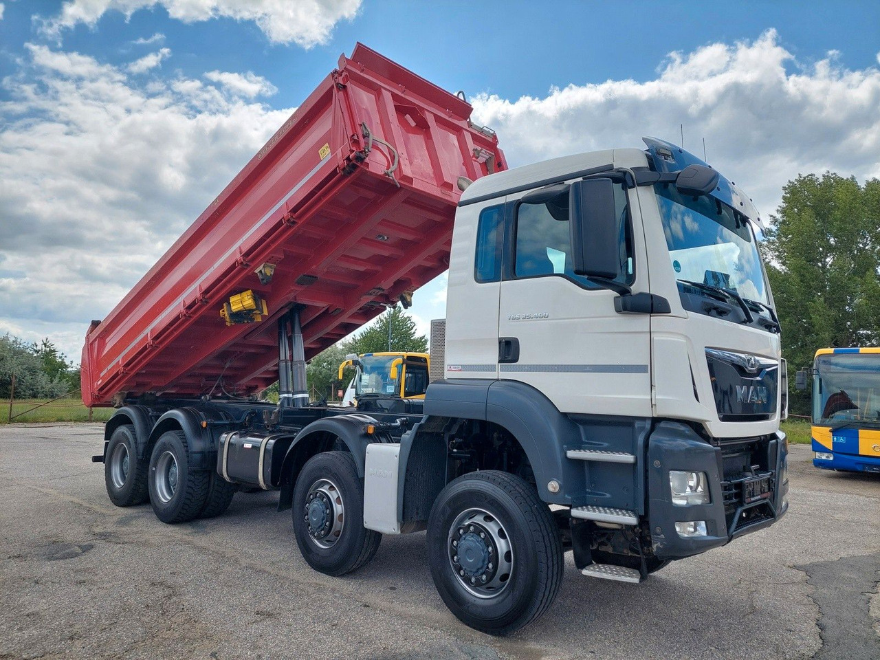 MAN TGS 35.460 BB Meiller Bordmatik 8x6 - Camion benne: photos 2 MAN TGS 35.460 BB Meiller Bordmatik 8x6 - Camion benne: photos 2