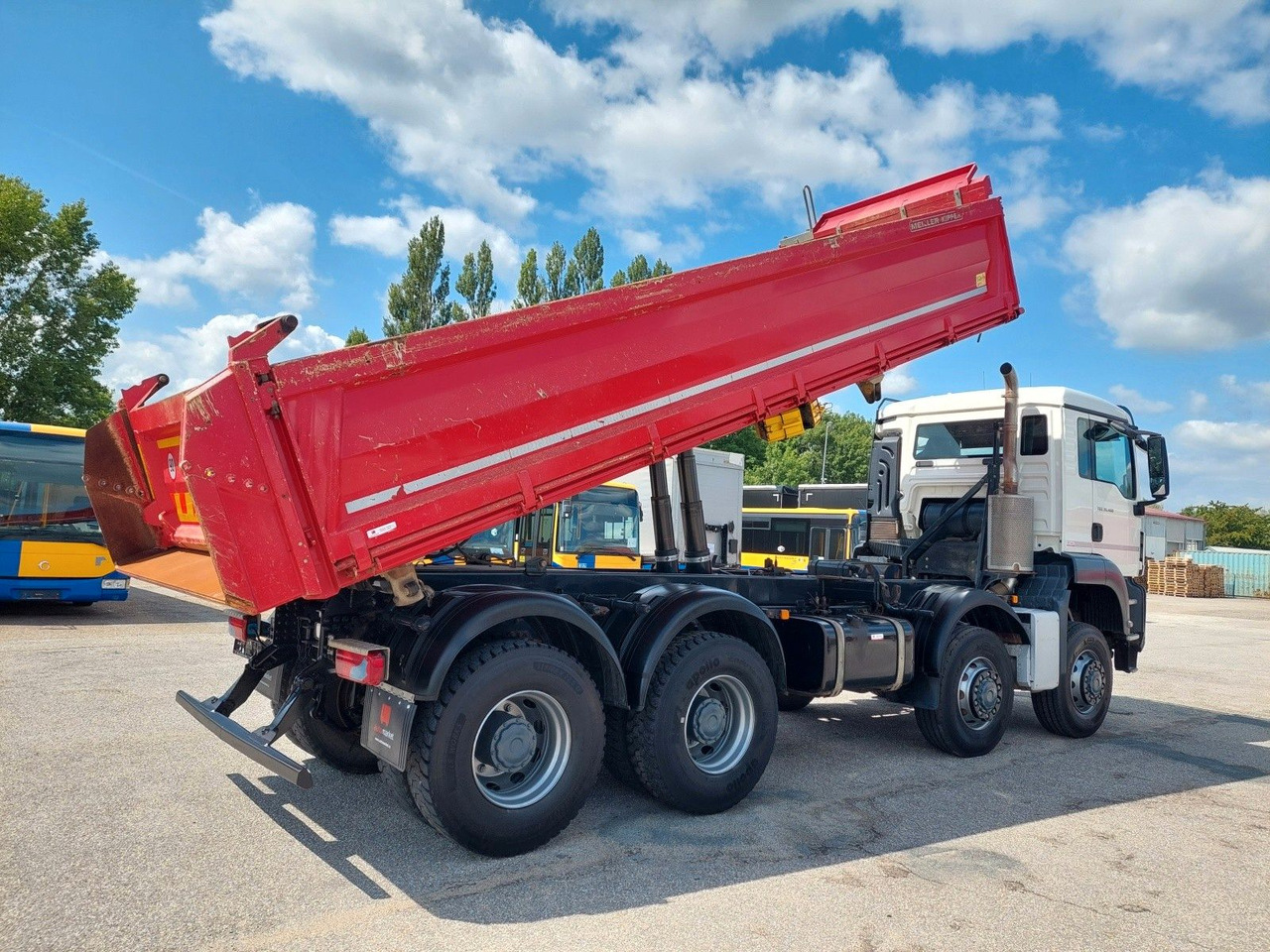 MAN TGS 35.460 BB Meiller Bordmatik 8x6 - Camion benne: photos 4 MAN TGS 35.460 BB Meiller Bordmatik 8x6 - Camion benne: photos 4