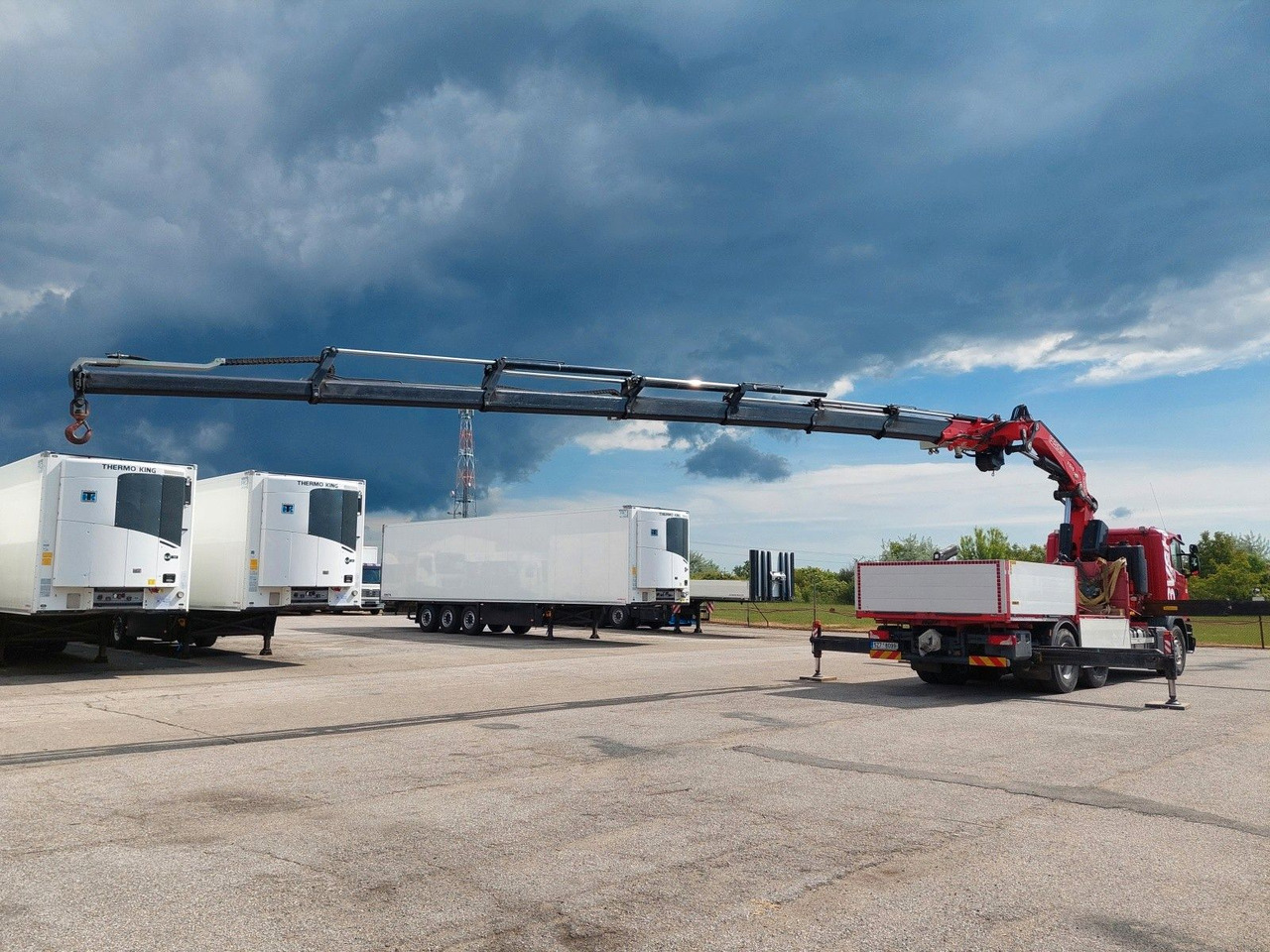 Camion plateau, Camion grue Scania G 410LB 6x4 HNA + Kran Fassi F545RA.2.27 FLY-JIB: photos 7
