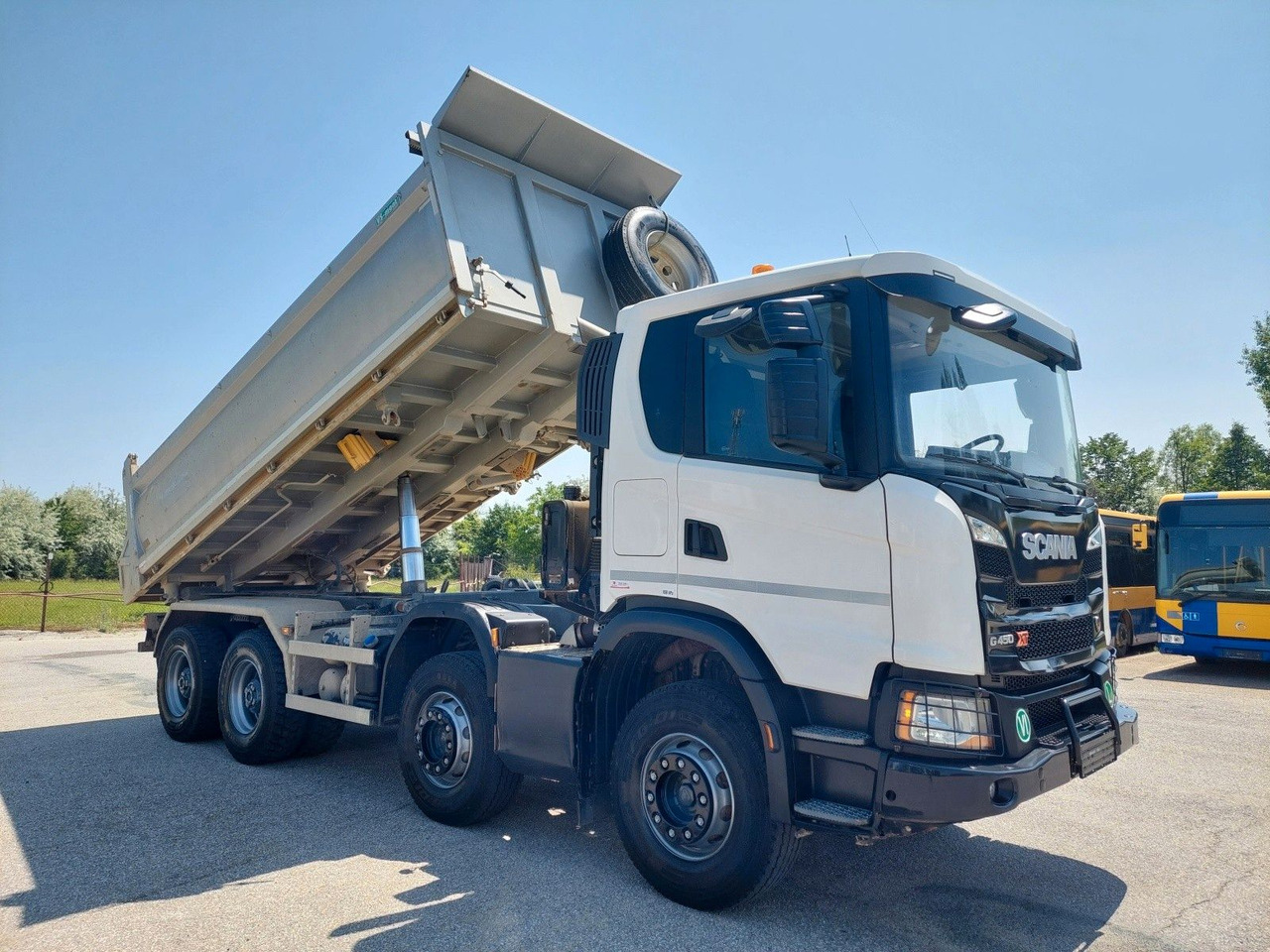 Scania G 450 B8X4HZ 8x4 Bordmatik - Camion benne: photos 2 Scania G 450 B8X4HZ 8x4 Bordmatik - Camion benne: photos 2