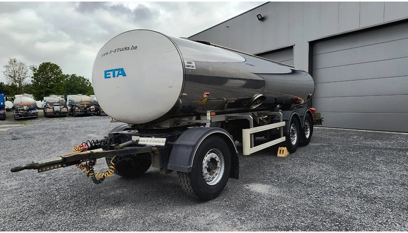 ETA 17500 L INSULATED INOX TANK - 1 COMP - Remorque citerne: photos 1 ETA 17500 L INSULATED INOX TANK - 1 COMP - Remorque citerne: photos 1