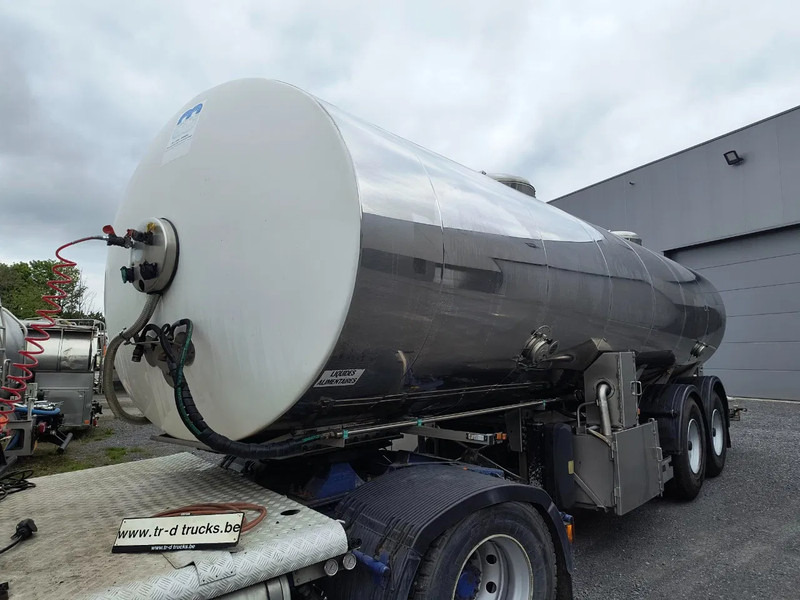 MAISONNEUVE 25000L INSULATED INOX TANK - 2 COMP - PUMP - Semi-remorque citerne: photos 1 MAISONNEUVE 25000L INSULATED INOX TANK - 2 COMP - PUMP - Semi-remorque citerne: photos 1