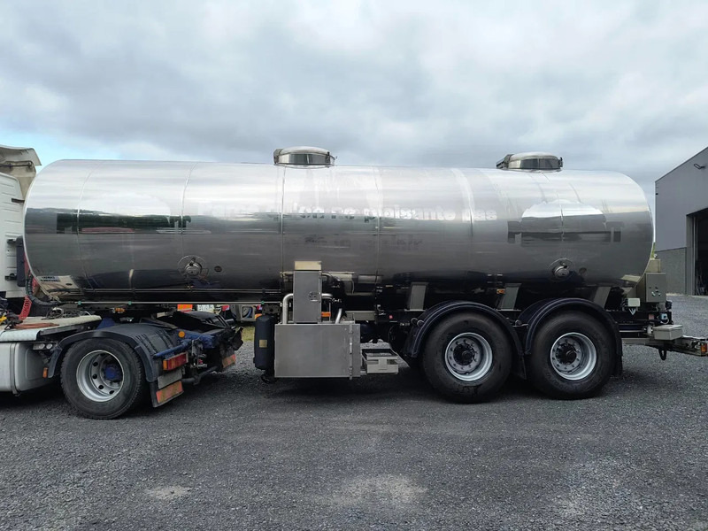 MAISONNEUVE 25000L INSULATED INOX TANK - 2 COMP - PUMP - Semi-remorque citerne: photos 2 MAISONNEUVE 25000L INSULATED INOX TANK - 2 COMP - PUMP - Semi-remorque citerne: photos 2