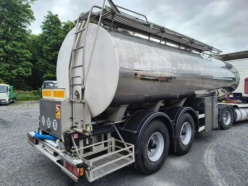 MAISONNEUVE 25000L INSULATED INOX TANK - 2 COMP - PUMP - Semi-remorque citerne: photos 5 MAISONNEUVE 25000L INSULATED INOX TANK - 2 COMP - PUMP - Semi-remorque citerne: photos 5