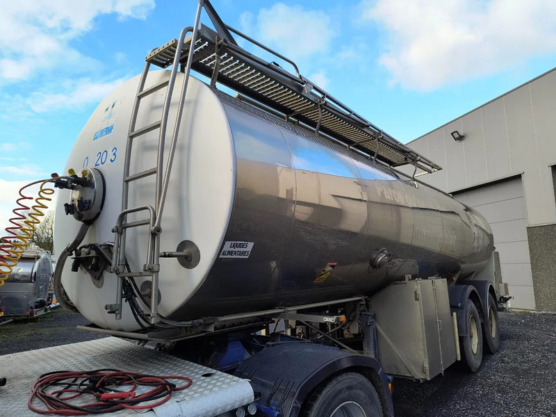 MAISONNEUVE 25000L INSULATED INOX TANK - Semi-remorque citerne: photos 1 MAISONNEUVE 25000L INSULATED INOX TANK - Semi-remorque citerne: photos 1
