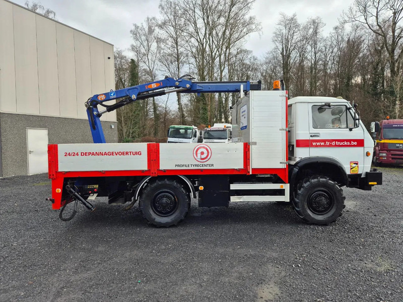 MAN 8.136 4X4 - QUARRY TRUCK - CRANE PM - ONLY 82730 KM - Camion plateau, Camion grue: photos 4 MAN 8.136 4X4 - QUARRY TRUCK - CRANE PM - ONLY 82730 KM - Camion plateau, Camion grue: photos 4
