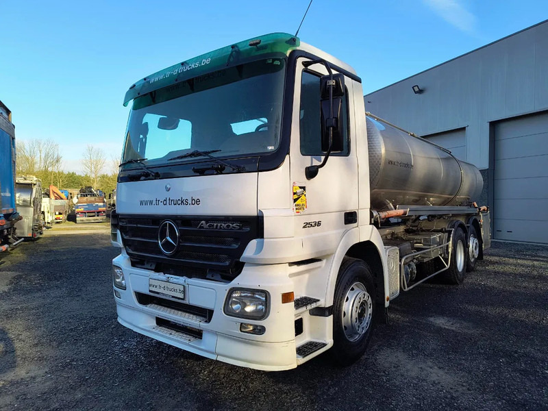 Mercedes-Benz Actros 2536 15500L INSULATED INOX TANK - 1 COMP - Camion citerne: photos 1 Mercedes-Benz Actros 2536 15500L INSULATED INOX TANK - 1 COMP - Camion citerne: photos 1