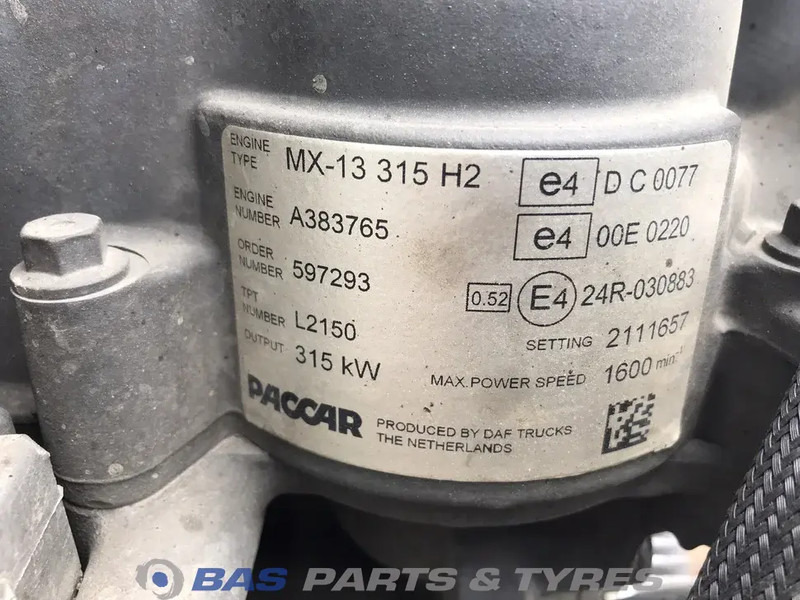 DAF CF Euro 6 Motor DAF MX13 315 H2 2148415 - Moteur pour Camion: photos 5 DAF CF Euro 6 Motor DAF MX13 315 H2 2148415 - Moteur pour Camion: photos 5