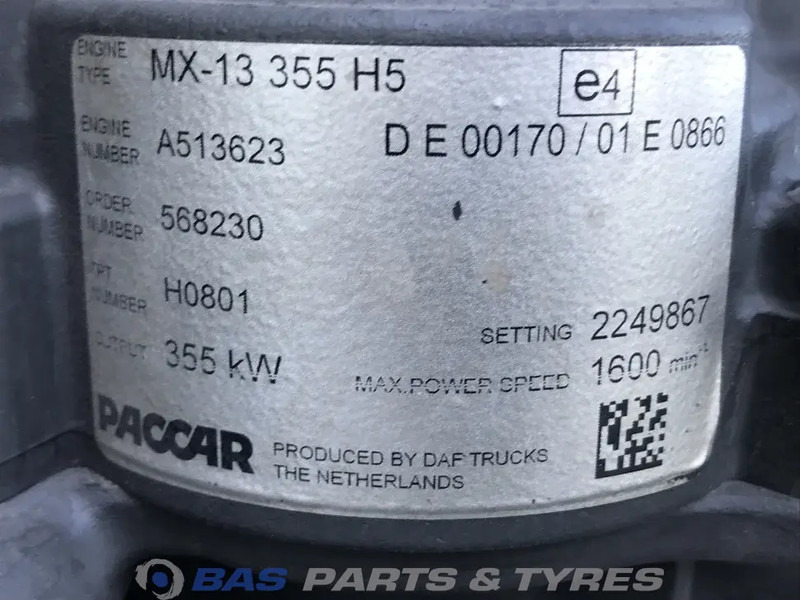 DAF XF G2 Motor DAF MX13 355 H5 2304398 - Moteur pour Camion: photos 5 DAF XF G2 Motor DAF MX13 355 H5 2304398 - Moteur pour Camion: photos 5