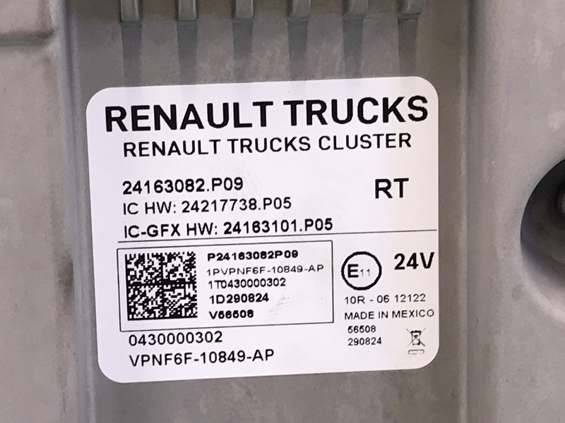 Renault T-Serie Evolution - Panel de instrumentos pour Camion: photos 3 Renault T-Serie Evolution - Panel de instrumentos pour Camion: photos 3