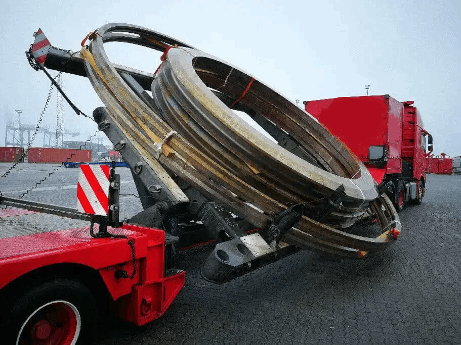 Faymonville STBZ 3 - Flangetrailer - Semi-remorque surbaissé: photos 4 Faymonville STBZ 3 - Flangetrailer - Semi-remorque surbaissé: photos 4