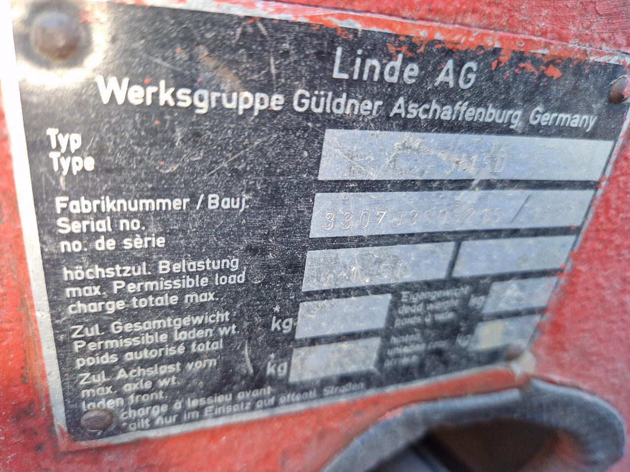 Linde H15D - Chariot élévateur: photos 5 Linde H15D - Chariot élévateur: photos 5