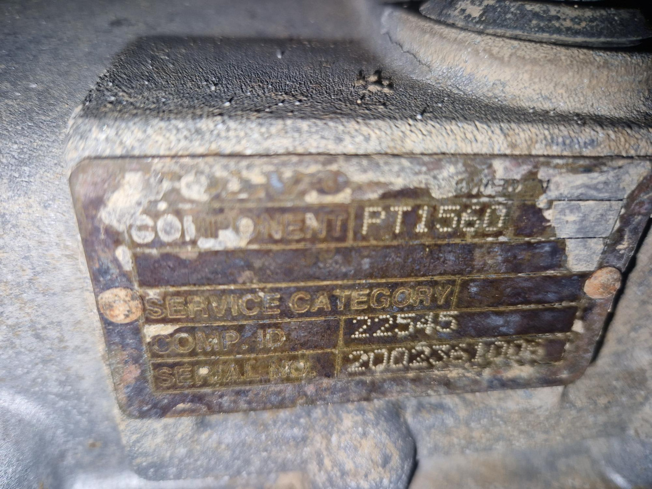 VOLVO PT1560 (VOLVO A25D) - Transmission pour Tombereau articulé: photos 3 VOLVO PT1560 (VOLVO A25D) - Transmission pour Tombereau articulé: photos 3
