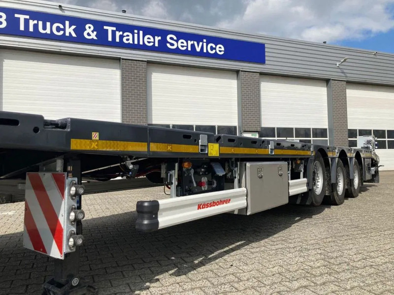 Crédit-bail Kässbohrer SPS HM 3 / 0N - 18 / 27 Vlakke mega trailer met liftas, 18x rongen en kist voor de oprijplaten Kässbohrer SPS HM 3 / 0N - 18 / 27 Vlakke mega trailer met liftas, 18x rongen en kist voor de oprijplaten: photos 19