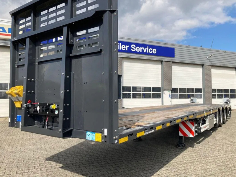 Crédit-bail Kässbohrer SPS HM 3 / 0N - 18 / 27 Vlakke mega trailer met liftas, 18x rongen en kist voor de oprijplaten Kässbohrer SPS HM 3 / 0N - 18 / 27 Vlakke mega trailer met liftas, 18x rongen en kist voor de oprijplaten: photos 9