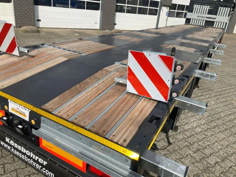 Crédit-bail Kässbohrer SPS HM 3 / 0N - 18 / 27 Vlakke mega trailer met liftas, 18x rongen en kist voor de oprijplaten Kässbohrer SPS HM 3 / 0N - 18 / 27 Vlakke mega trailer met liftas, 18x rongen en kist voor de oprijplaten: photos 15