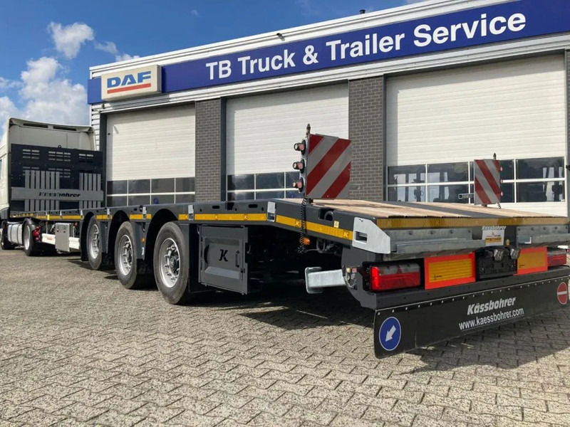 Crédit-bail Kässbohrer SPS HM 3 / 0N - 18 / 27 Vlakke mega trailer met liftas, 18x rongen en kist voor de oprijplaten Kässbohrer SPS HM 3 / 0N - 18 / 27 Vlakke mega trailer met liftas, 18x rongen en kist voor de oprijplaten: photos 11