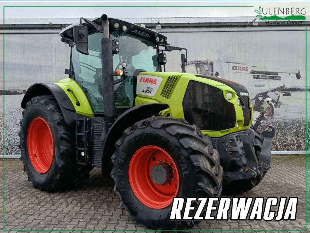 Claas Axion 850 CIS - Tracteur agricole: photos 1 Claas Axion 850 CIS - Tracteur agricole: photos 1