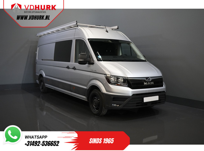 MAN TGE 3.180 180 pk DSG Aut. L4H3 DC Dubbel Cabine BPM VRIJ! 7 pers./ 270Gr. Deuren/ Carplay/ Imperiaal + Trap/ Gev.Stoel/ Cruise/ Came - Fourgonnette, Utilitaire double cabine: photos 1 MAN TGE 3.180 180 pk DSG Aut. L4H3 DC Dubbel Cabine BPM VRIJ! 7 pers./ 270Gr. Deuren/ Carplay/ Imperiaal + Trap/ Gev.Stoel/ Cruise/ Came - Fourgonnette, Utilitaire double cabine: photos 1