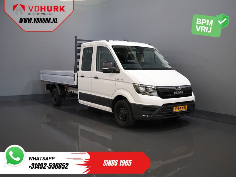 MAN TGE 3.180 DSG Aut. DC Dubbel Cabine BPM VRIJ! Open Laadbak 350x203/ 7 Pers./ Carplay/ Trekhaak/ Cruise/ 2.8t Trekverm./ Airco/ Pick - Fourgon plateau, Utilitaire double cabine: photos 1 MAN TGE 3.180 DSG Aut. DC Dubbel Cabine BPM VRIJ! Open Laadbak 350x203/ 7 Pers./ Carplay/ Trekhaak/ Cruise/ 2.8t Trekverm./ Airco/ Pick - Fourgon plateau, Utilitaire double cabine: photos 1