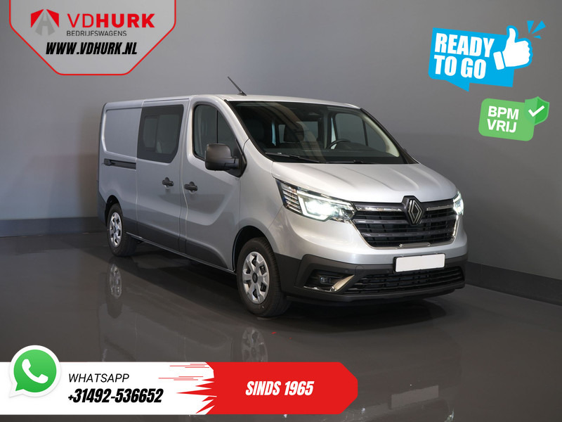 Renault Trafic 2.0 dCi 130 pk L2 BPM VRIJ! DC Dubbel Cabine LED/ 2xSchuifdeur/ Navi/ Carplay/ Camera/ PDC/ Cruise - Fourgonnette, Utilitaire double cabine: photos 1 Renault Trafic 2.0 dCi 130 pk L2 BPM VRIJ! DC Dubbel Cabine LED/ 2xSchuifdeur/ Navi/ Carplay/ Camera/ PDC/ Cruise - Fourgonnette, Utilitaire double cabine: photos 1