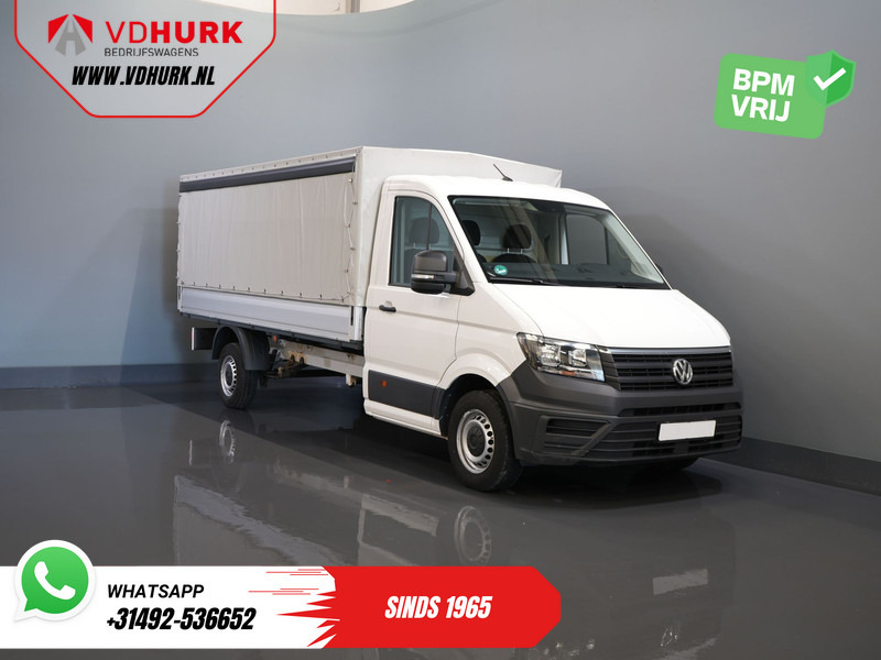 Volkswagen Crafter 35 2.0 TDI 180 pk DSG Aut. BPM VRIJ! 430x203 Open laadbak/ Schuifzeil/ Huif/ Climate/ Adapt. Cruise/ Camera/ Carplay - Fourgon plateau: photos 1 Volkswagen Crafter 35 2.0 TDI 180 pk DSG Aut. BPM VRIJ! 430x203 Open laadbak/ Schuifzeil/ Huif/ Climate/ Adapt. Cruise/ Camera/ Carplay - Fourgon plateau: photos 1