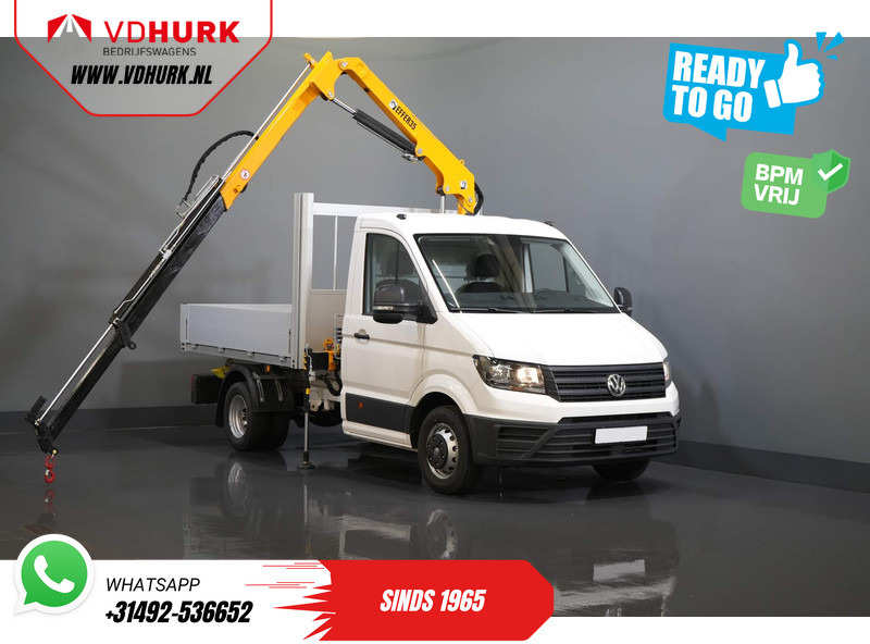 Volkswagen Crafter 50 165 pk Effer 352S Kraan/ Crane/ Kran/ Autokran/ PTO/ Open laadbak/ Dubbel Lucht - Fourgon plateau: photos 1 Volkswagen Crafter 50 165 pk Effer 352S Kraan/ Crane/ Kran/ Autokran/ PTO/ Open laadbak/ Dubbel Lucht - Fourgon plateau: photos 1