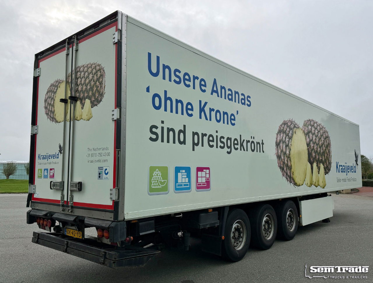 Krone SD Thermo King SLX 300 Tail Lift 2x Lift Axle TOP Condtion Holland-Trailer - Semi-remorque frigorifique: photos 4 Krone SD Thermo King SLX 300 Tail Lift 2x Lift Axle TOP Condtion Holland-Trailer - Semi-remorque frigorifique: photos 4