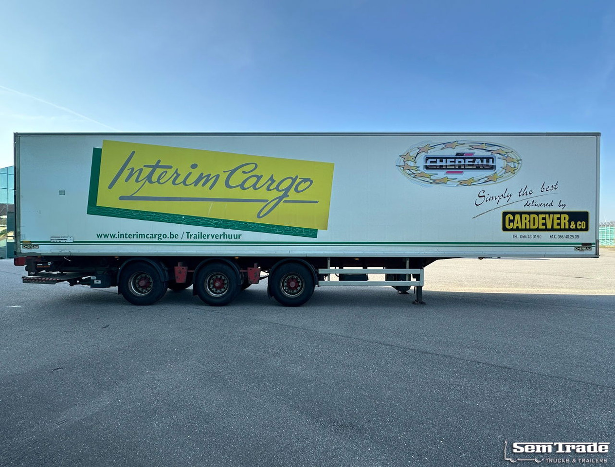 Semi-remorque frigorifique Renders Chereau Carrier Maxima 1300 Steering Axle Tail Lift Belgium Trailer: photos 6 Semi-remorque frigorifique Renders Chereau Carrier Maxima 1300 Steering Axle Tail Lift Belgium Trailer: photos 6