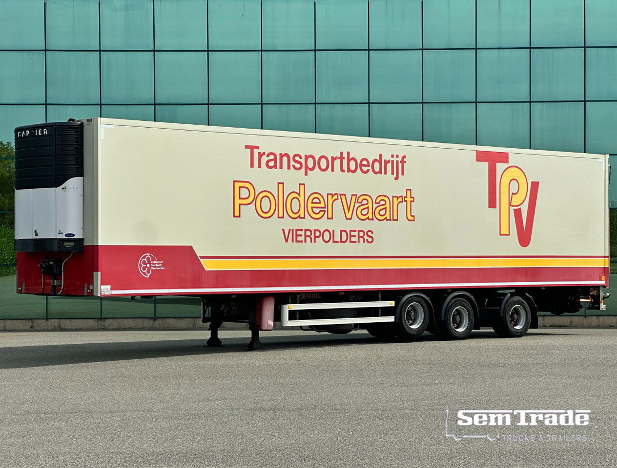 Samro 3-AS Stuuras 3 Tons Achtersluitklep - Semi-remorque frigorifique: photos 1 Samro 3-AS Stuuras 3 Tons Achtersluitklep - Semi-remorque frigorifique: photos 1