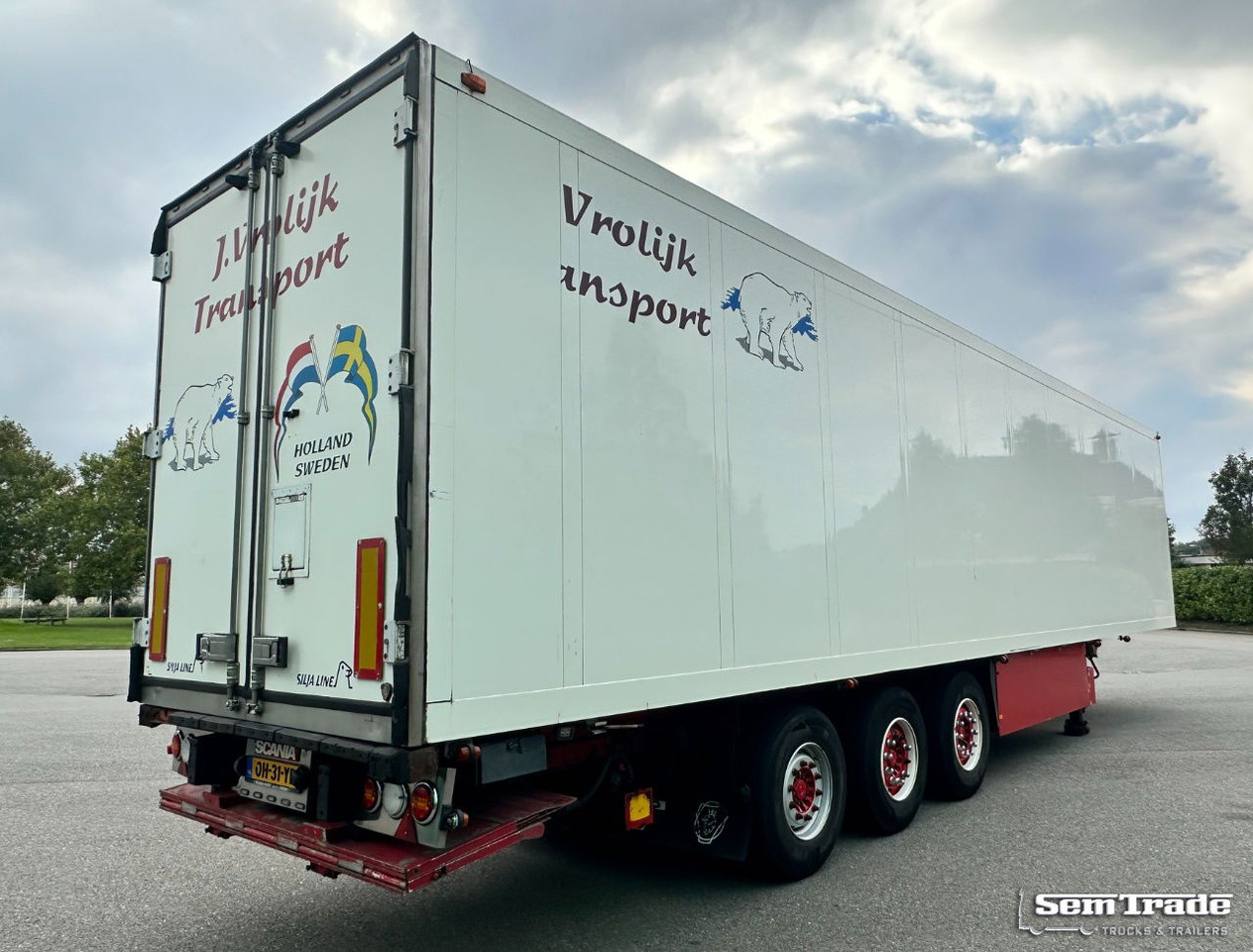 Schmitz Cargobull SKO 24 Carrier Maxima 1300 Flower Wide 2X Lift Axle - Semi-remorque frigorifique: photos 5 Schmitz Cargobull SKO 24 Carrier Maxima 1300 Flower Wide 2X Lift Axle - Semi-remorque frigorifique: photos 5