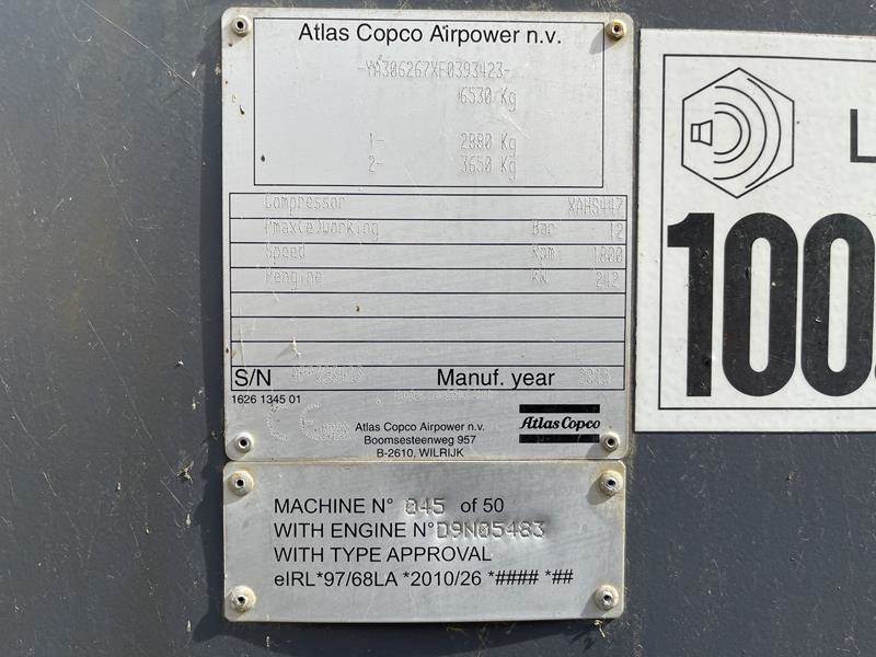 Atlas-Copco XAHS 447 CD - N - Compresseur d'air: photos 2 Atlas-Copco XAHS 447 CD - N - Compresseur d'air: photos 2