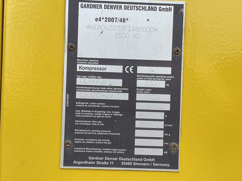 Compair C 200 TS - 24 - Compresseur d'air: photos 2 Compair C 200 TS - 24 - Compresseur d'air: photos 2