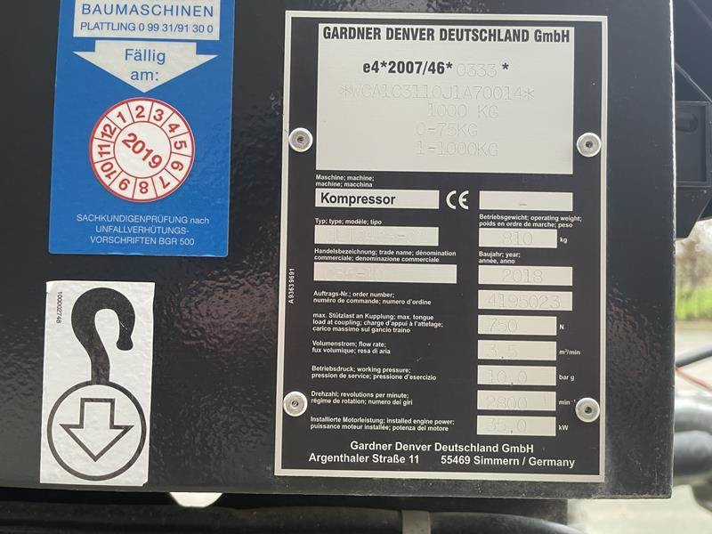 Compair C 35 - 10 - Compresseur d'air: photos 4 Compair C 35 - 10 - Compresseur d'air: photos 4