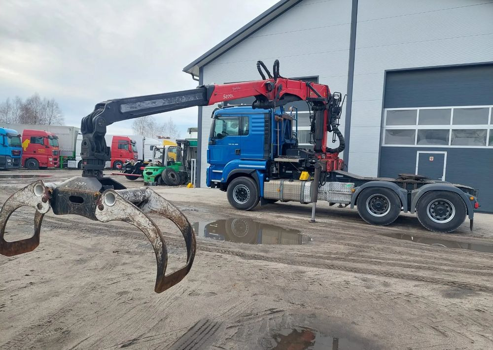MAN TGS 26-480 6x4 do drewna PALFINGER Epsilon S 270L83 - Camion grue: photos 1 MAN TGS 26-480 6x4 do drewna PALFINGER Epsilon S 270L83 - Camion grue: photos 1
