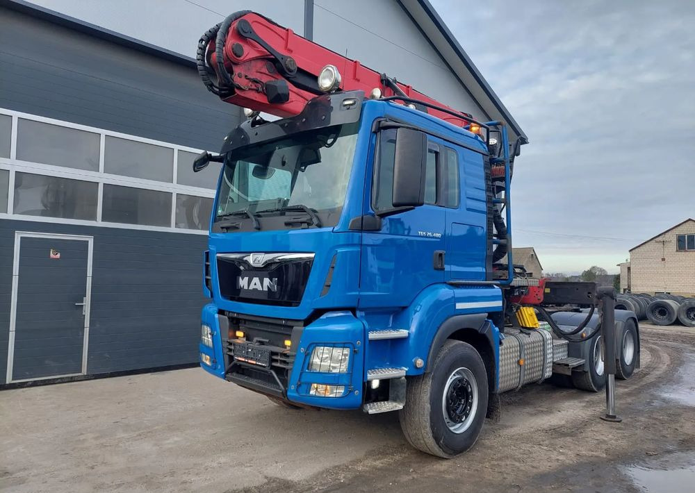 MAN TGS 26-480 6x4 do drewna PALFINGER Epsilon S 270L83 - Camion grue: photos 5 MAN TGS 26-480 6x4 do drewna PALFINGER Epsilon S 270L83 - Camion grue: photos 5
