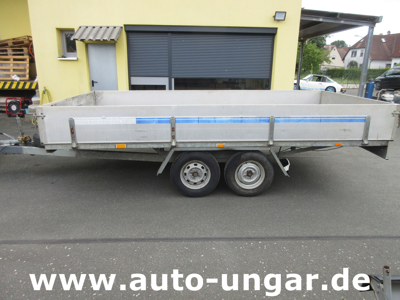 Buhl Variant 2000 Anhänger Pritsche Hochlader 2.000kg Alubordwände - Remorque plateau: photos 5 Buhl Variant 2000 Anhänger Pritsche Hochlader 2.000kg Alubordwände - Remorque plateau: photos 5