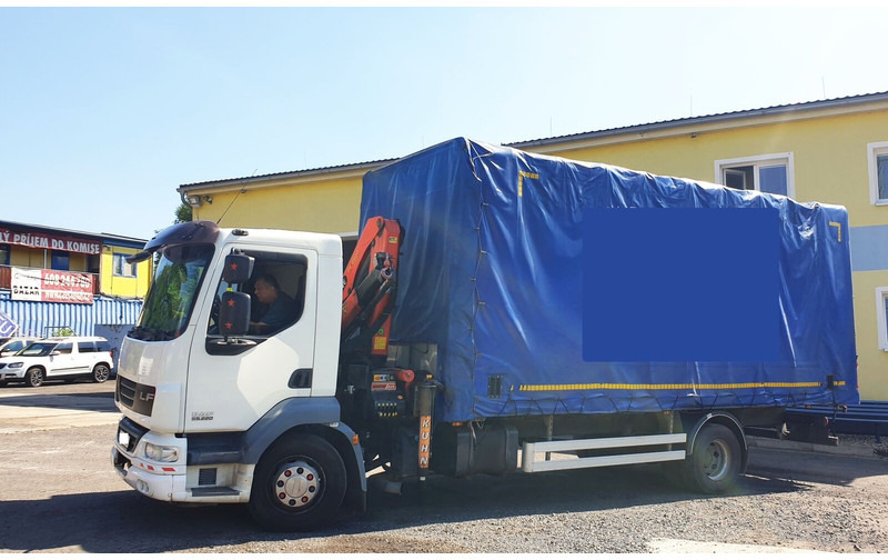 DAF 15t LF55.220 +Palfinger PK8500 - Camion à rideaux coulissants, Camion grue: photos 2 DAF 15t LF55.220 +Palfinger PK8500 - Camion à rideaux coulissants, Camion grue: photos 2