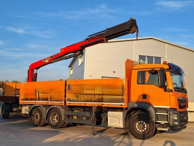 MAN TGS 26.440 - Camion plateau, Camion grue: photos 1 MAN TGS 26.440 - Camion plateau, Camion grue: photos 1