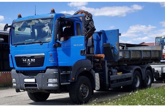 MAN TGS 33.440 +Terex-Atlas 240 - Camion benne, Camion grue: photos 1 MAN TGS 33.440 +Terex-Atlas 240 - Camion benne, Camion grue: photos 1
