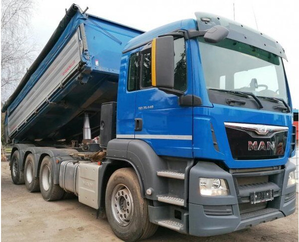 MAN TGS 35.440 EUR6 tridem 8x4 - Camion benne: photos 1 MAN TGS 35.440 EUR6 tridem 8x4 - Camion benne: photos 1